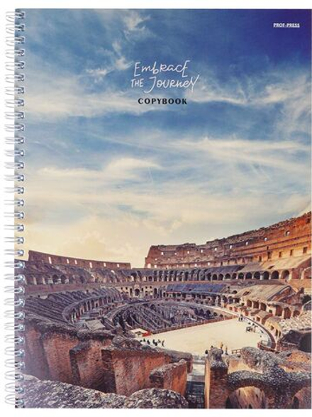 Тетрадь А4  80л кл. гребень Проф-Пресс "Амфитеатр"