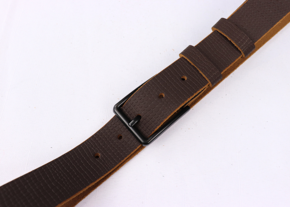 Ремень темный шоколад + Плита Геккон