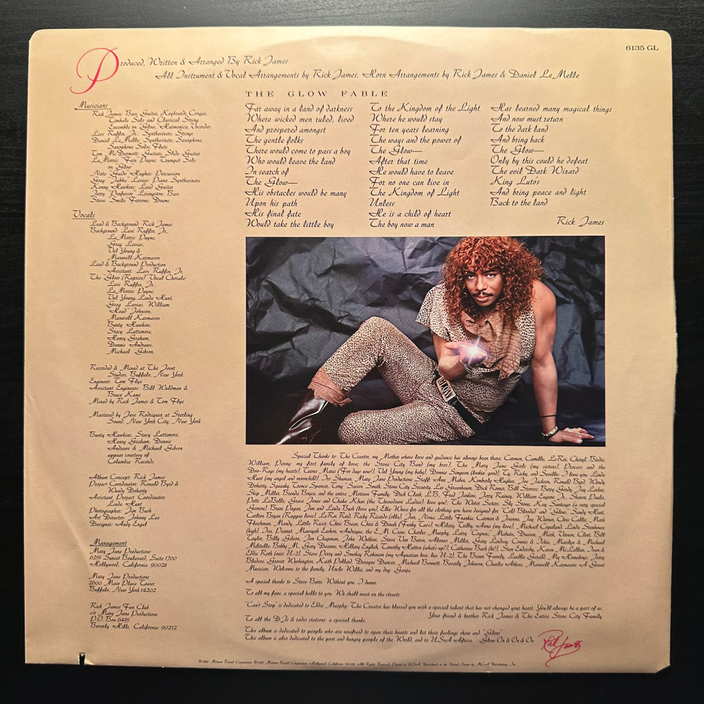 Rick James - Glow (США 1985г.)