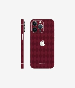 Виниловая наклейка ICE CUBES (бордовый) для iPhone