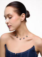 Чокер "Amour" с лабрадором Silver