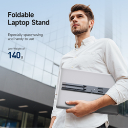 Складная X-образная подставка для ноутбука из алюминия от Dux Ducis, серия X-Shape Laptop Stand