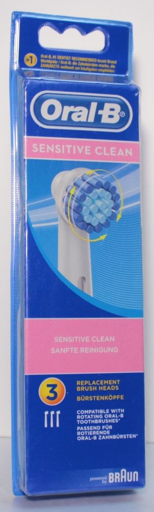 Oral-B сменные насадки Sensitive clean 3шт