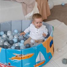 Игрушка Детский сухой бассейн TM Romana Мир приключений Транспорт складной