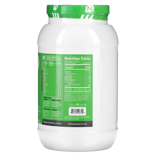 Nutrakey, V Pro, смесь необработанных растительных белков, банановый и ореховый хлеб, 810 г (1,78 фунта)