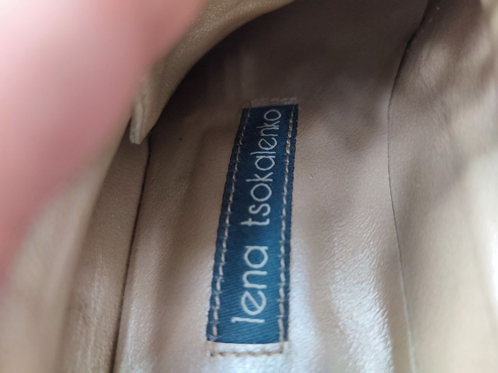 Ботильоны Lena Tsokalenko светлые 39 размер