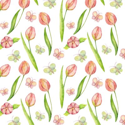 Тюпаны и бабочки