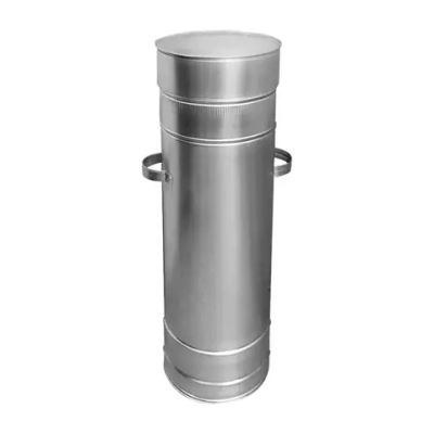 Бак для сбора и хранения люминесцентных ламп ф450 150 см с крышкой