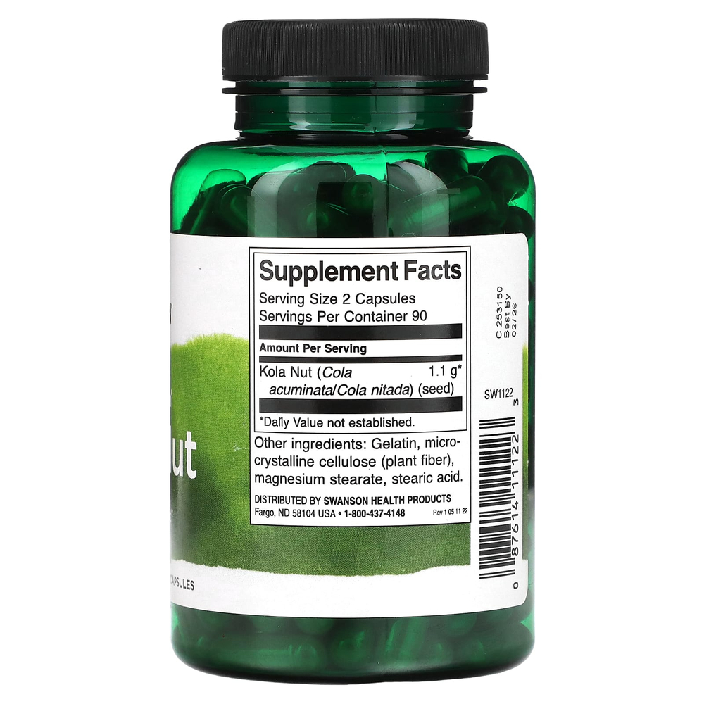 Swanson, Кольский орех полного спектра, 550 мг, 180 капсул