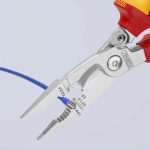 Электромонтажные клещи хромированные 200 мм Knipex 13 96 200