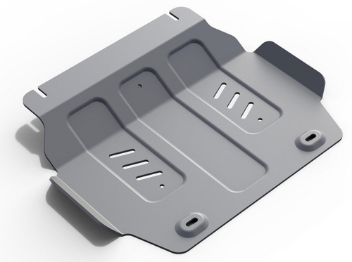 Защита картера Rival для Ford F-150 XIII (V - 5.0) 2014-2018 2017-н.в. (устанавл-ся совместно с 2333.1855.1.6), штампованная, алюминий 6 мм, с крепежом, 2333.1856.1.6