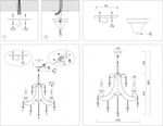 Подвесная люстра Ambrella Light TR TR4916