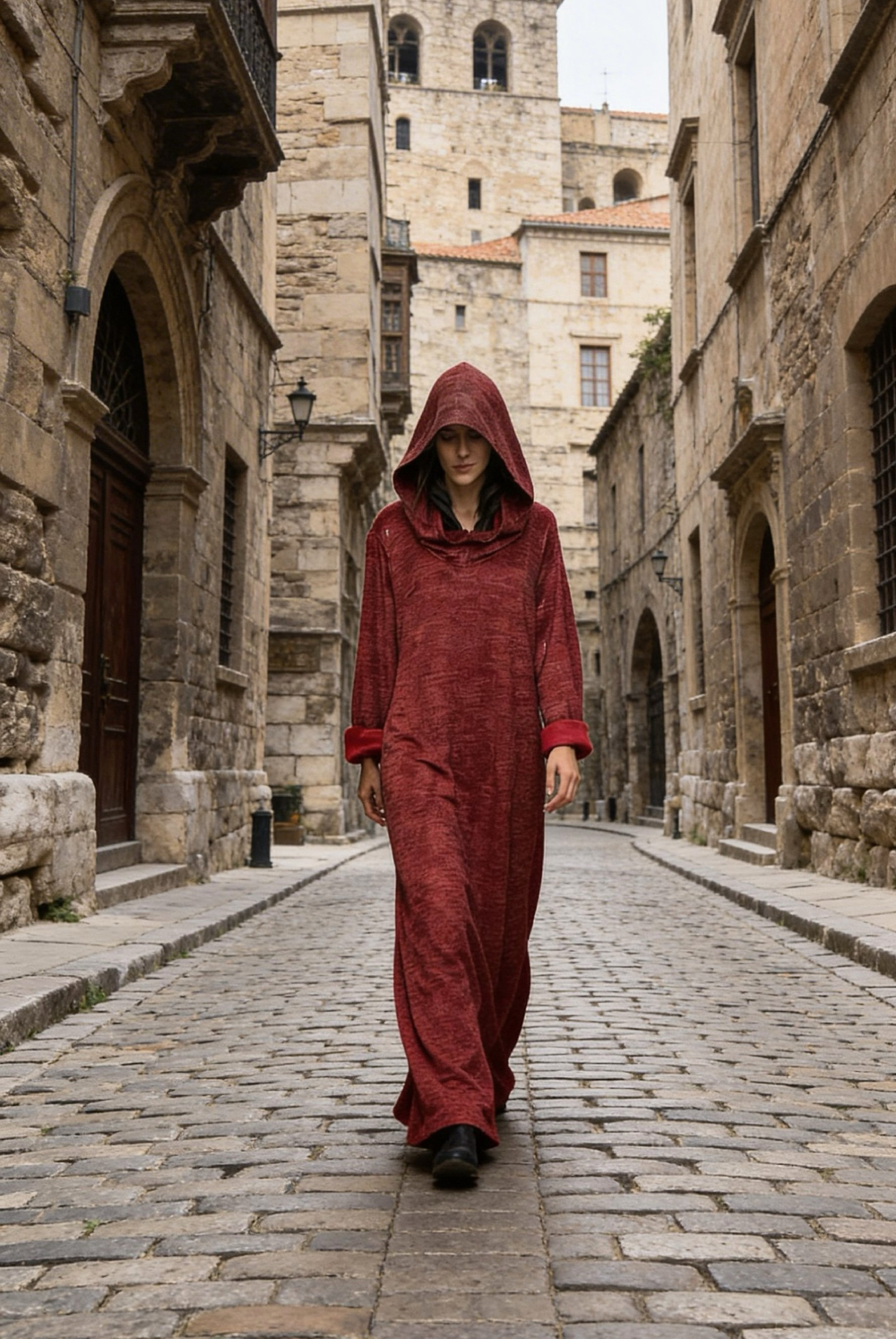 Платье Assassin (Хранитель тайн ) бордовый меланж