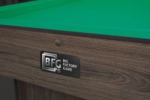 Бильярд BFG Compact Light 5 (Анкор) (РП, анкор темный (ЛДСП), ЛДСП_16, Сукно Euro Pro 50 ш1.98м Yellow green, Х/б сетка)