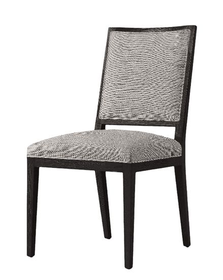 Чёрный стул из дуба “Карлайл”