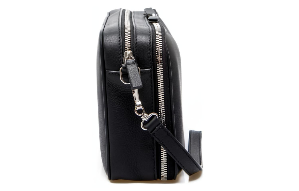 Balenciaga Leather Handbag Clutch Men"s Black