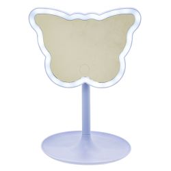 GAEM Зеркало настольное (подсветка, 3xААА не прилаг), L17 W15 H26 см