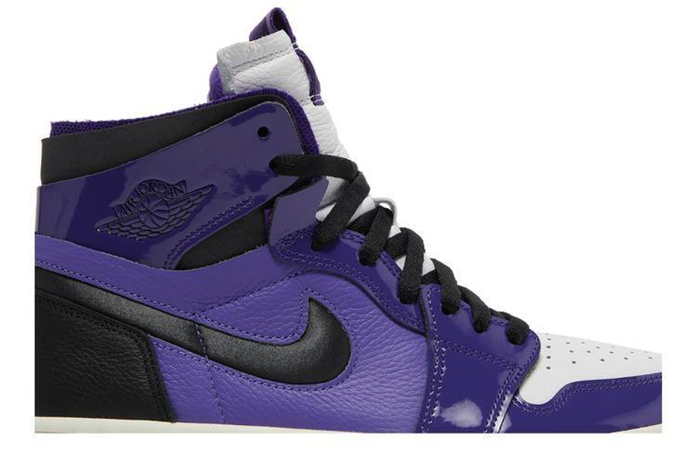 Кроссовки Jordan Air Jordan 1 High Zoom Air Cmft "Purple Patent" (Женская размерная сетка)