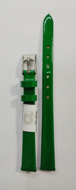 10мм. Ремень кожаный. Гладкий лаковый.