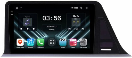 Магнитола для Toyota C-HR 2018-2022 (левый руль, взамен 230х130мм) - FarCar DX9-9549LF2 монитор 9.5" IPS на Android 13, 4+64Гб, CarPlay