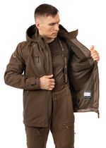 Костюм демисезонный Wolf Hunt-Shell коричневый PRIDE