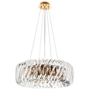 Люстра подвесная 9*E14 7568/18 LM-9 бронза Megan Divinare