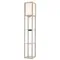 8091/1F COMFI LN25 361 дерево/белый, дерево/текстиль Торшер Е27 1*60W 220V PRACTIC
