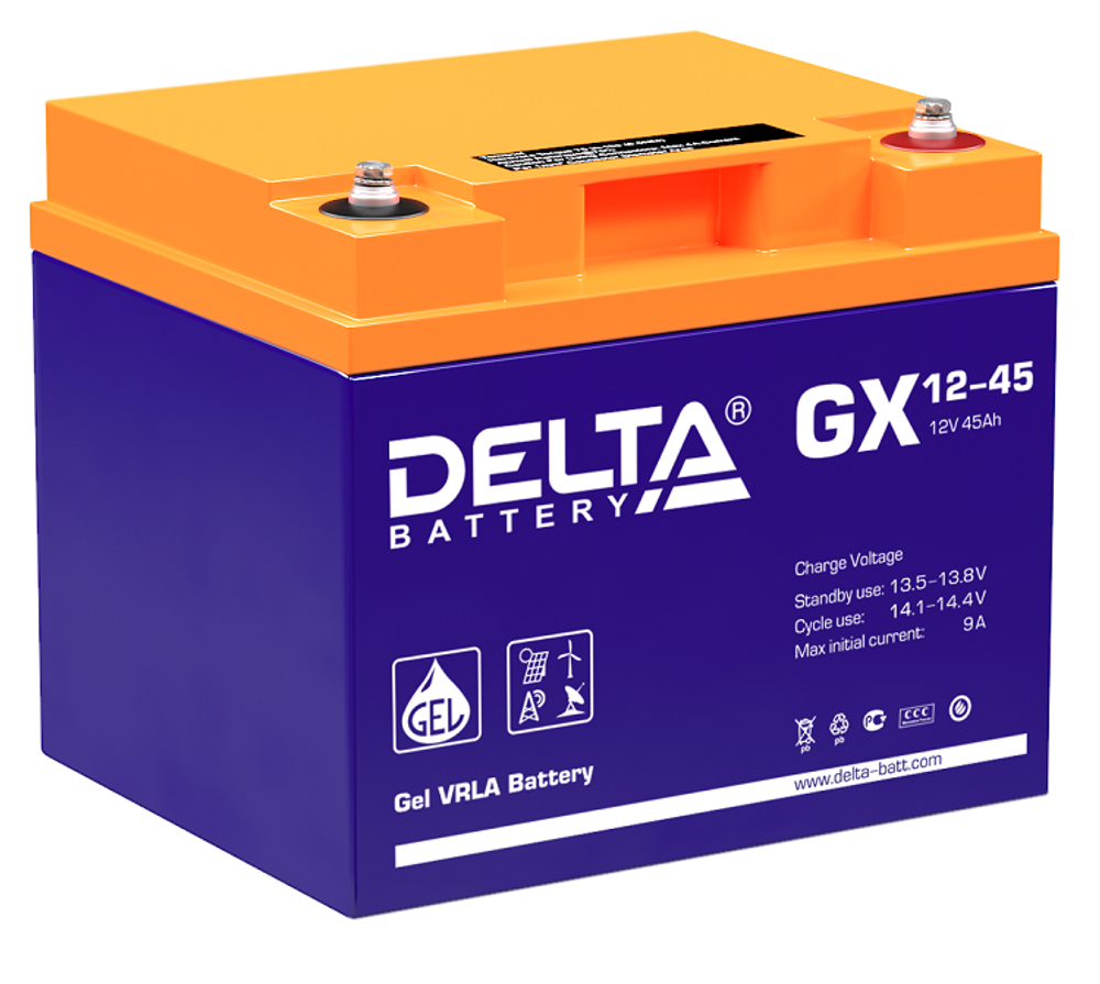 Батарея  Delta GX 12-45