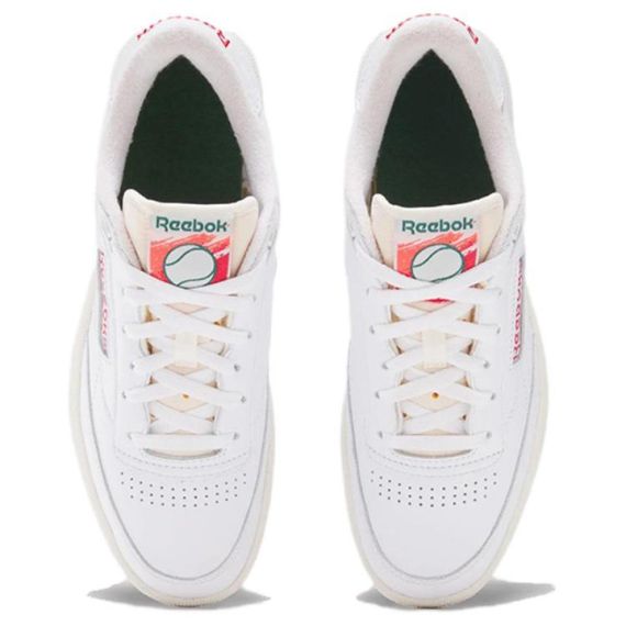 Reebok CLUB C 85 ВИНТАЖНЫЕ кроссовки для скейтборда Низкие Белые кроссовки