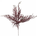 Ветка декоративная «Зимний танец» 27 см, Рубин