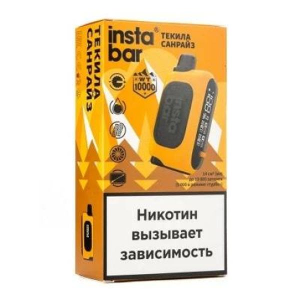 Купить Одноразовый Pod Plonq InstaBar WT 10000 - Текила Санрайз (10000 затяжек)