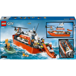 LEGO City - Спасательная лодка и вертолет береговой охраны 60504