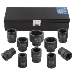 Набор головок ударных 3/4''10пр. (6гр.) (17,19,22,24,27,30,32,36,41,46мм) в кейсе Forsage F-6101-5MPB