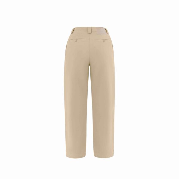 Брюки Classic wide chinos Женский песочные - фото 8