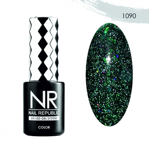 Nail Republic Гель-лак 1090 Bright flash, 10 мл