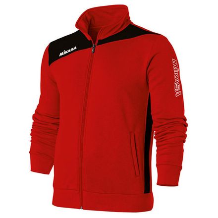 Куртка от костюма MIKASA MT542-03-3XL, р.3XL, 70% хлопок 30% полиэстер, красный