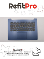 Верхняя панель с клавиатурой (топкейс) для ноутбука Lenovo ideapad 330-14IGM/330-14IKB раскладка - русская, без подсветки, синий, с тачпадом и динамиками (5CB0R13834), оригинал