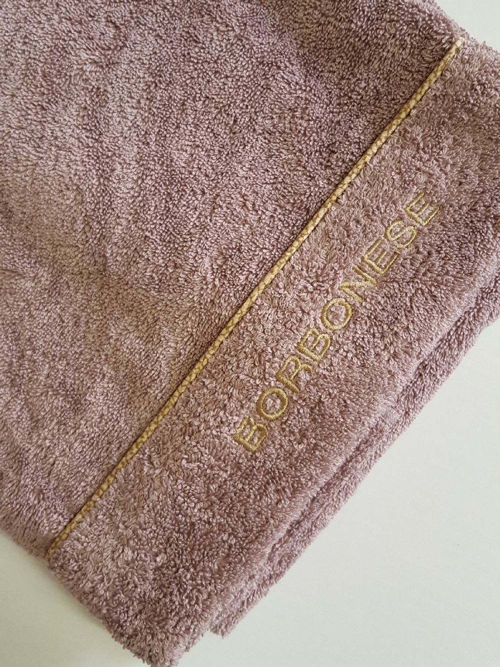 Набор полотенец 5шт Borbonese Classic Deco 512 молочный шоколад