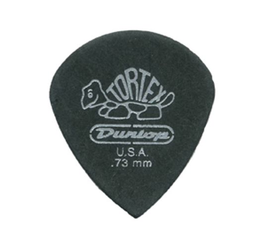Медиаторы 12шт, 0,73мм, Dunlop 482P.73 Tortex Pitch Black Jazz III