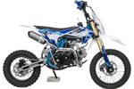 Питбайк Motoland TCX125 E 14/12 + фара синий