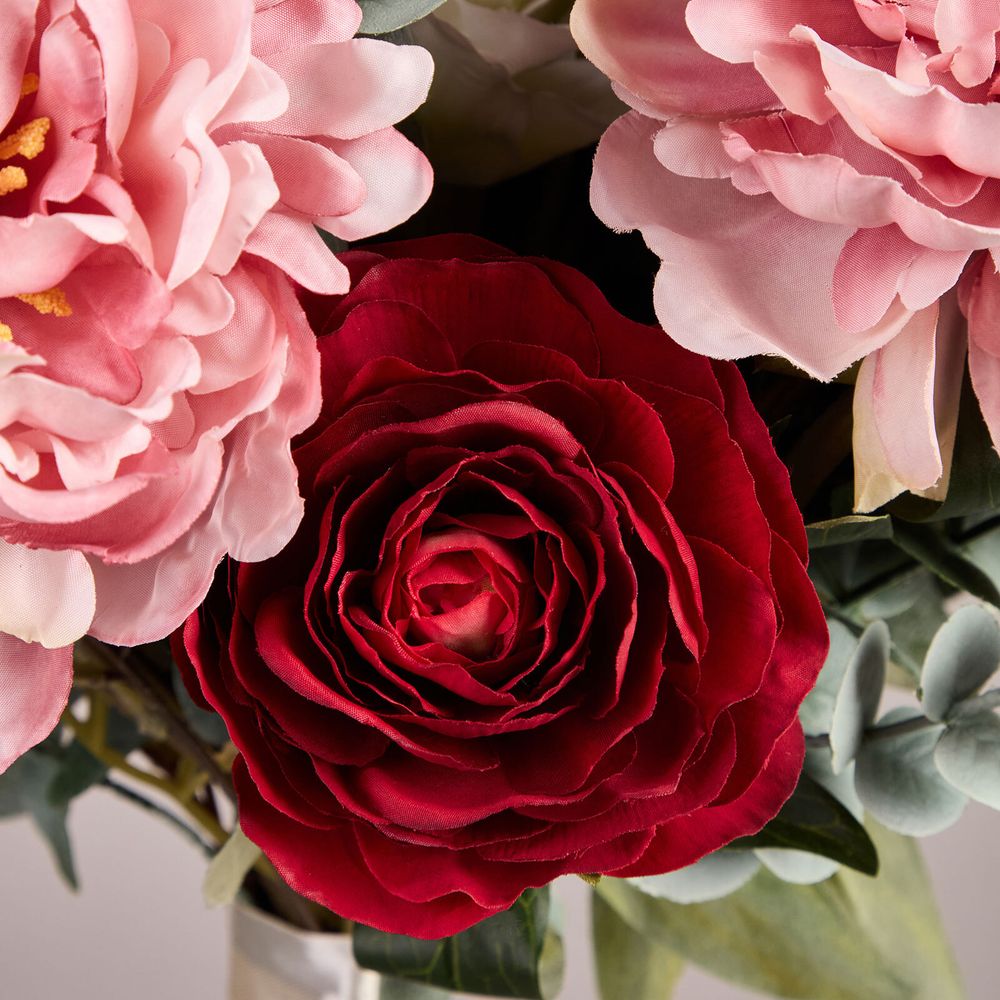 ЦВЕТОЧНАЯ КОМПОЗИЦИЯ "МЕТАФОРА" ШИРИНА 43 см*ВЫСОТА 45 см- БЕЗ УПАКОВКИ