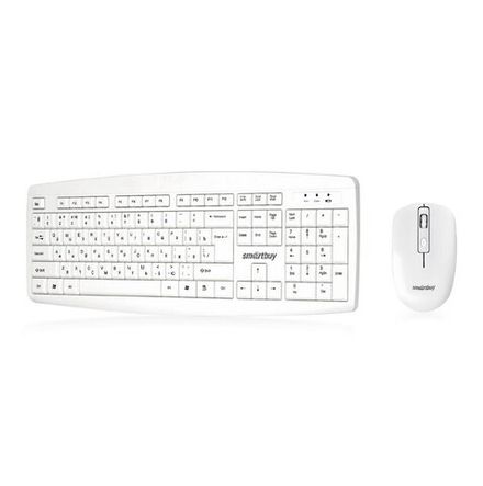 Комплект клавиатура+мышь Smartbuy ONE 212332AG (белый)