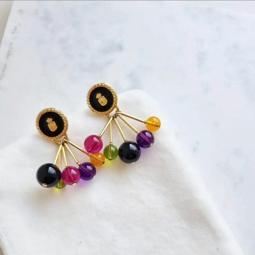 Серьги Liz Claiborne цветные шарики