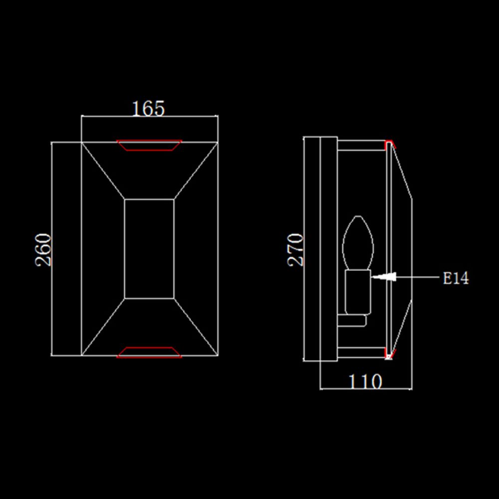 Настенный светильник Harlow Crystal 1A gold