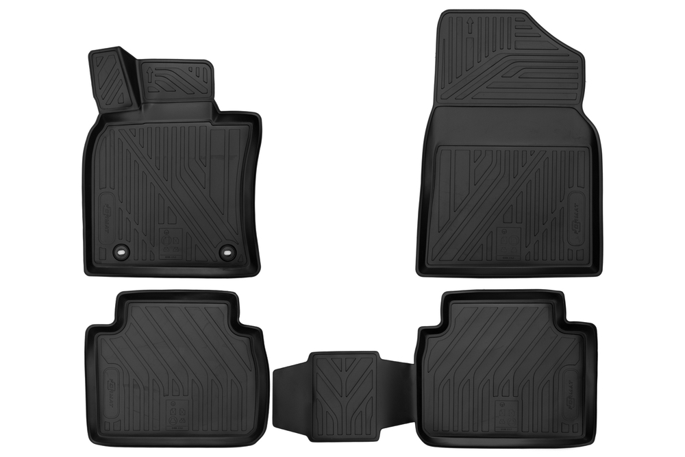 Коврики в салон для TOYOTA Camry (VIII, VIIIr) XV70, 2017-, 4 шт. (Повышенная устойчивость, повышенная износо FORMAT.3D048152210K