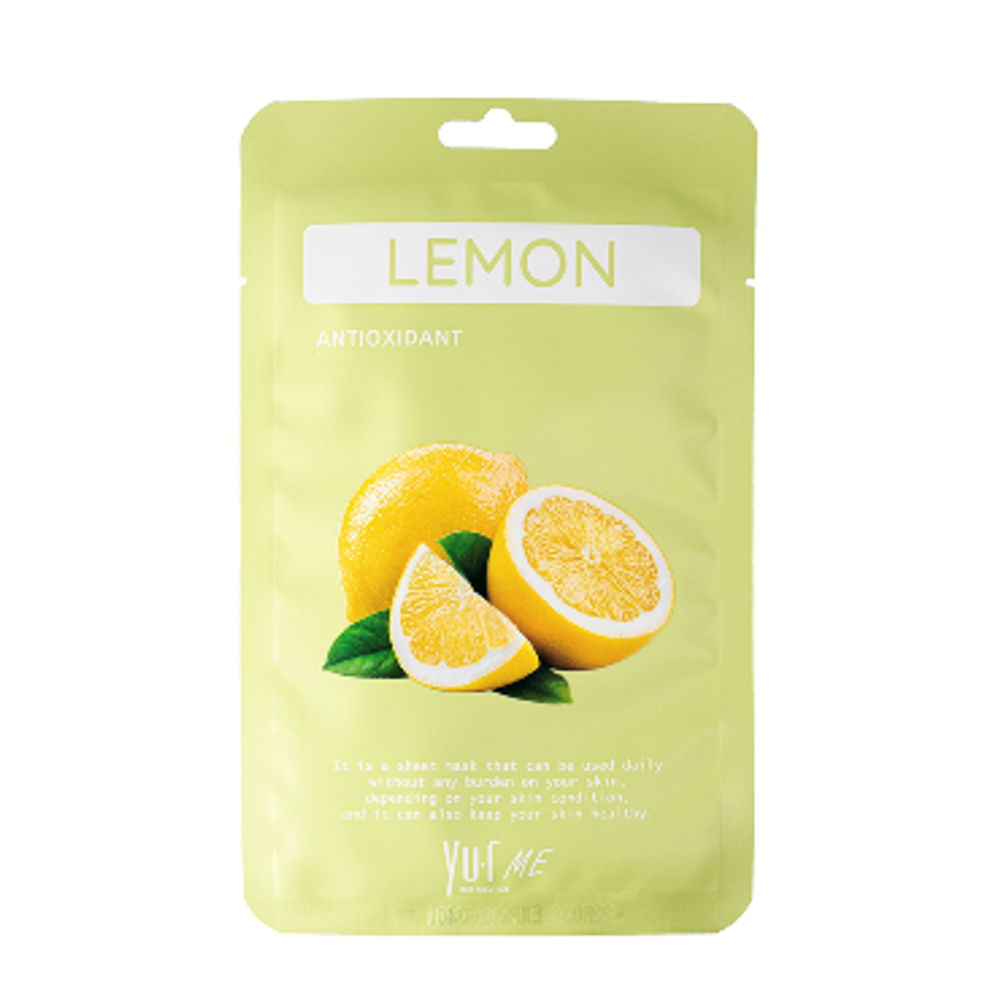 YU.R ME Тканевая маска для лица с экстрактом лимона | Yu.r Me Lemon Sheet Mask