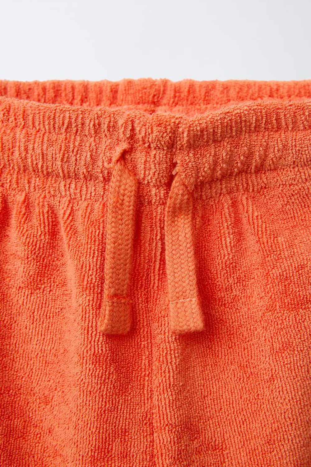 ZARA ШОРТЫ-БЕРМУДЫ ИЗ МАХРОВОЙ ТКАНИ, ОРАНЖЕВЫЙ