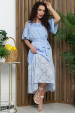 Платье Разбивая сердца (голубое) П15471-7М LT Collection