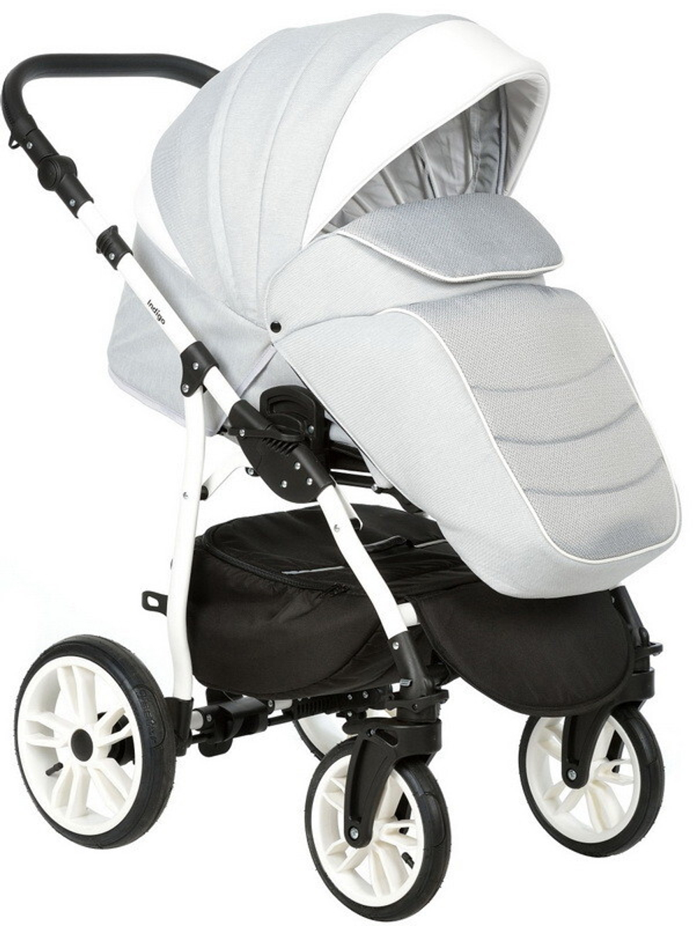 Детская коляска Indigo Indigo New 2 в 1 In02 св.серый
