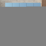 Шкаф Агератум МДФ четырехсекционный с антресолью и стеллажом в синей эмали - Дуб молочный 8622  210*45*240